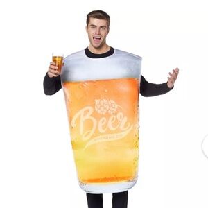Adult Pint Size Glass Beer Costume